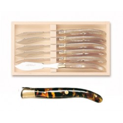 Wood Laguiole brass cheese knife cleaver box of knife bolster cheese Wood Laguiole brass cheese knife cleaver box of knife bolster cheese