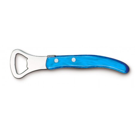 Berlingot bottle opener in resin handle Berlingot bottle opener in resin handle