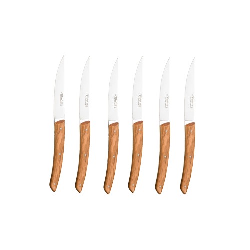 Coffret 6 couteaux Thiers manche bois