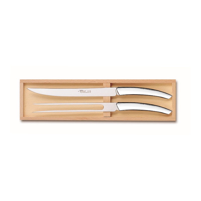 Wood box of 2P Thiers carving set