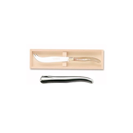 Wood box of Laguiole cheese knife no bolster