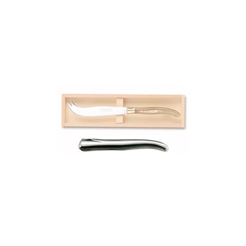 Wood box of Laguiole cheese knife no bolster