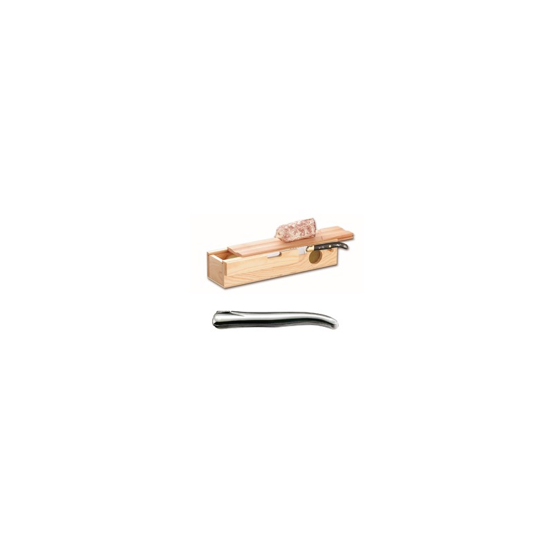 Sausage box + Laguiole carving knife no bolster