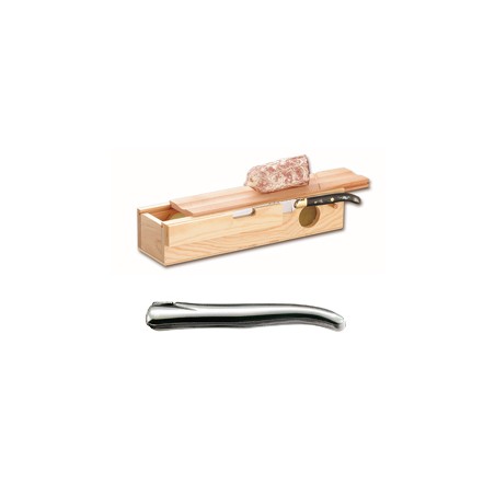 Sausage box + Laguiole carving knife no bolster