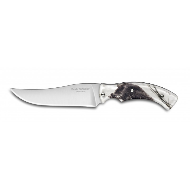 hunting knife by claude dozorme in Thiers