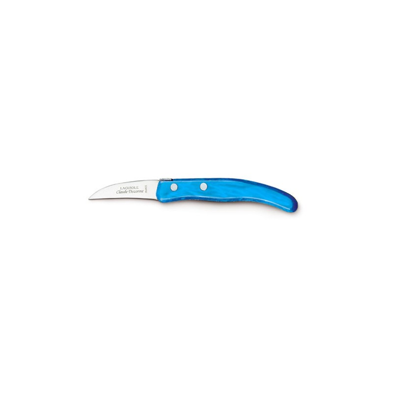 Berlingot peeling curved knife in resin handle