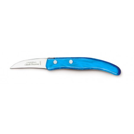 Berlingot peeling curved knife in resin handle