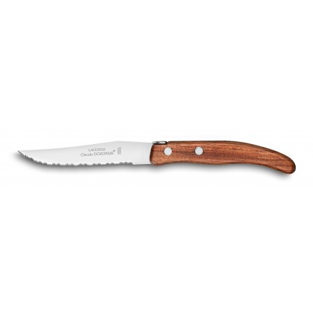 Berlingot steak knife in wood handle Claude Dozorme