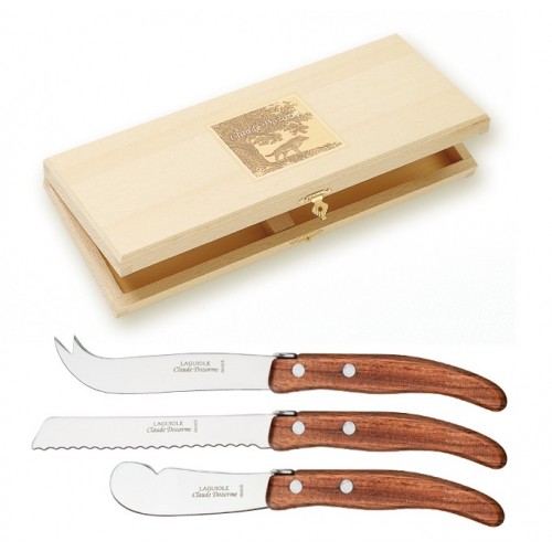 Wood box of Berlingot 3P breakfast set wood handle