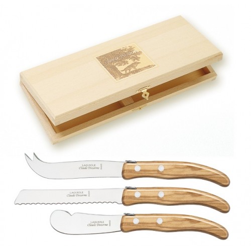 Wood box of Berlingot 3P breakfast set wood handle