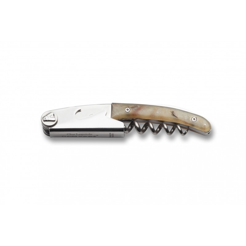 Clos Laguiole corkscrew horn handle (ram horn, light horn or black horn)