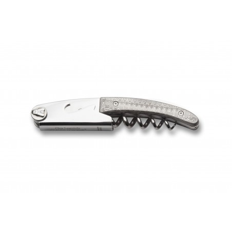 Clos Laguiole corkscrew with real Damascus handle