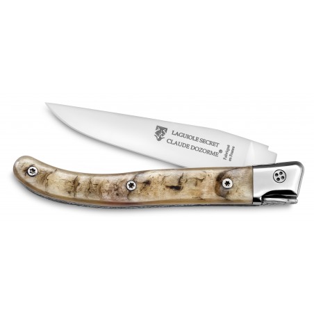 Laguiole Secret horn handle (light horn or ram horn)