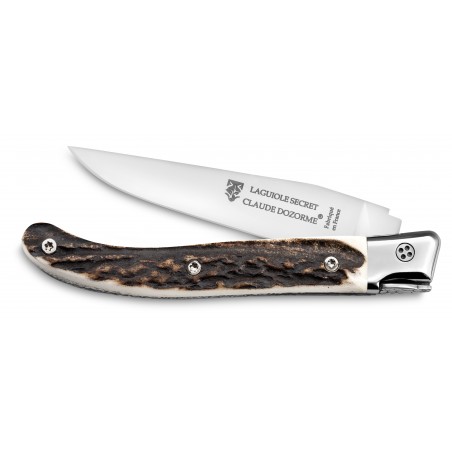 Laguiole Secret stag horn handle