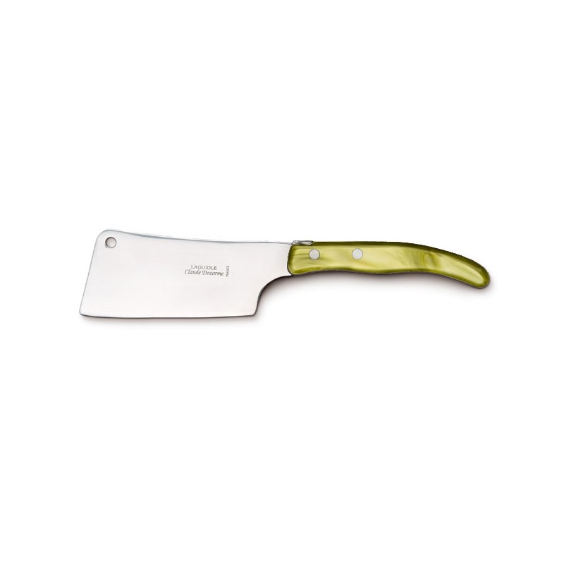 Berlingot cheese cleaver in resin handle