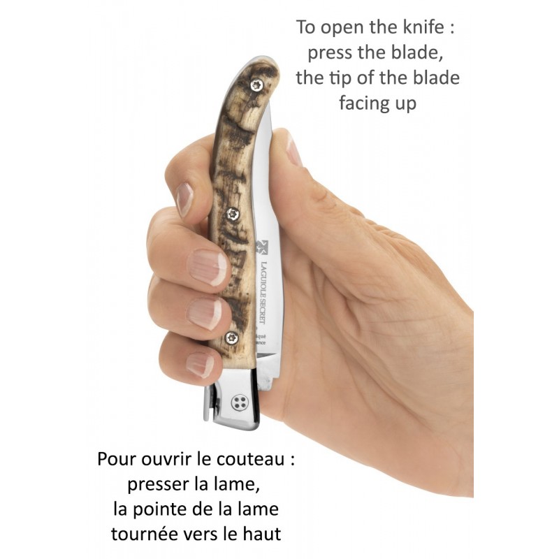 Laguiole Secret manche carbone véritable