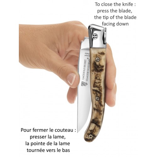 Laguiole Secret manche carbone véritable