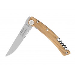 Thiers pocket knife Corkscrew Vallernia handle by Claude Dozorme