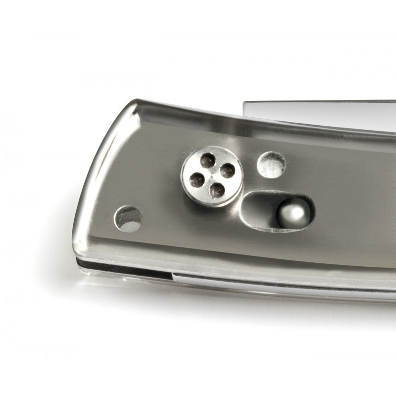 Couteau Secret Le Thiers® de poche dos guilloché manche bois (genévrier ou ébène)