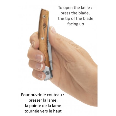 Couteau de poche Thiers secret par Claude Dozorme élu couteau de l'année 2015 Couteau de poche Thiers secret par Claude Dozorme élu couteau de l'année 2015