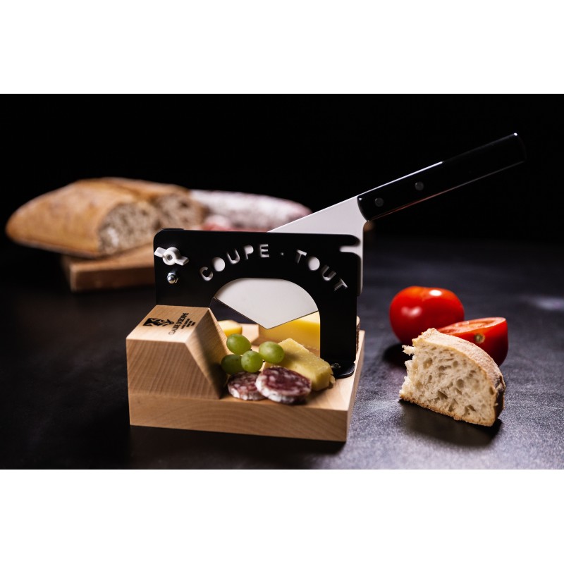 Coupe tout Claude Dozorme lame blanche manche nacrine noir