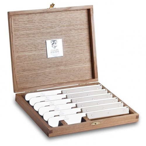 Coffret 6 couteaux Thiers manche plexi
