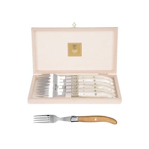 Coffret de 6 fourchettes de Table Laguiole Tribloc sur