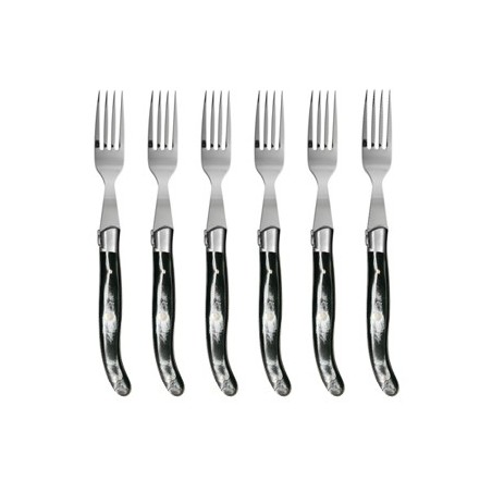 Coffret de 6 fourchettes de table Laguiole inox - 0200203