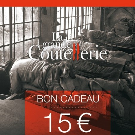 Chèque cadeau 15 euros