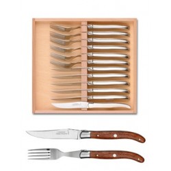 Coffret de six couteaux Laguiole à steak entièrement forgé Actiforge