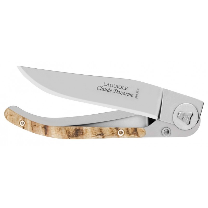 Couteau de poche Liner Lock Laguiole manche corne