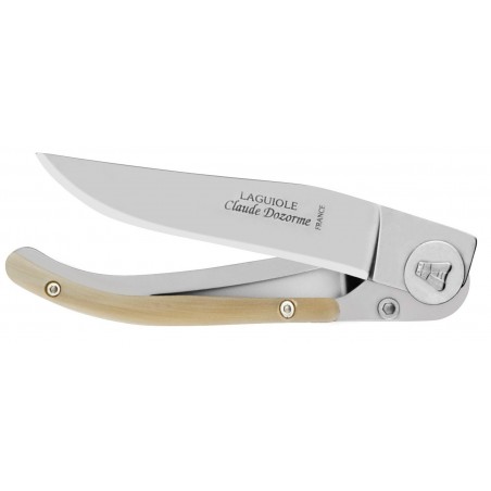 Couteau de poche Liner Lock Laguiole manche corne