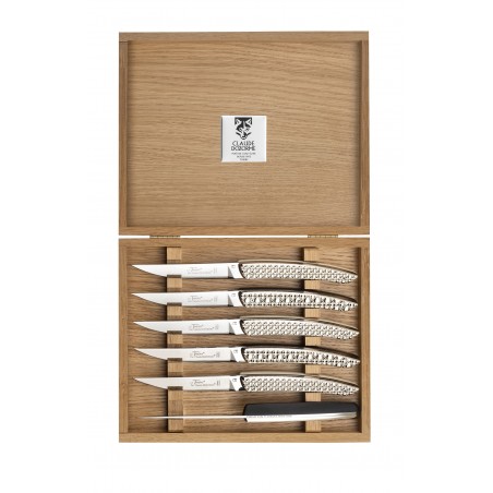 Oak wood box steak knives Le Thiers® L'Âme Luxe by Thomas Bastide
