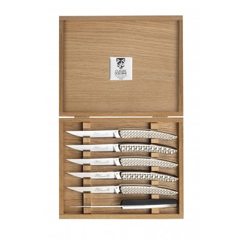 Oak wood box steak knives Le Thiers® L'Âme Luxe by Thomas Bastide