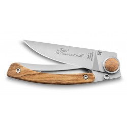 Couteau rustique personnalisé modèle boussole