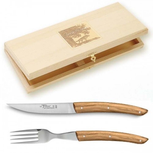 Coffret 6 couteaux Thiers manche bois