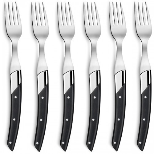 Oak wood box Le Thiers® Art Déco forks precious wood handle