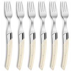 Coffret chêne fourchettes Le Thiers® Art Déco manche ivoirine