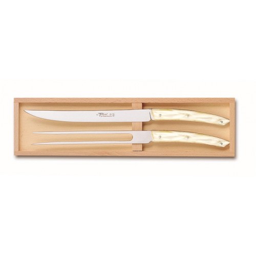 Wood box of 2P Thiers carving set