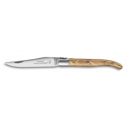 Laguiole classic pocket knife 4"3/4 stag woods handle and brass bolster