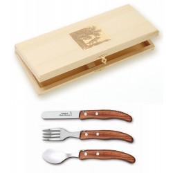 Berlingot 3P child set exotic wood handle