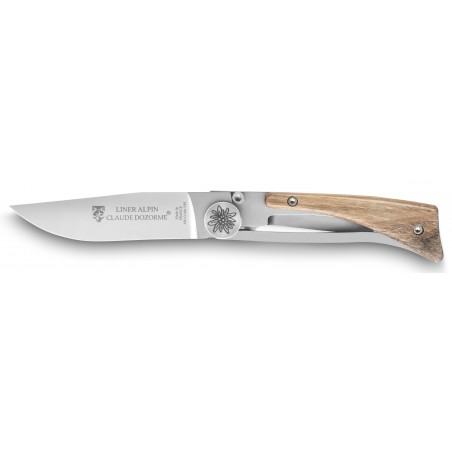 Couteau de poche Liner Alpin manche noyer
