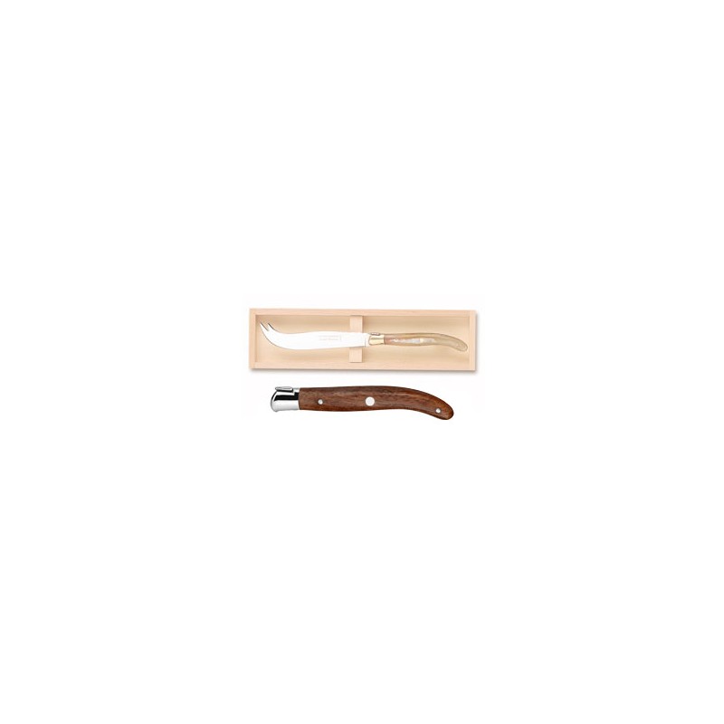 Coffret couteau à fromage super Laguiole mitre inox manche nacrine ivoirine