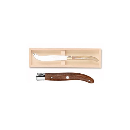 Coffret couteau à fromage super Laguiole mitre inox manche nacrine ivoirine