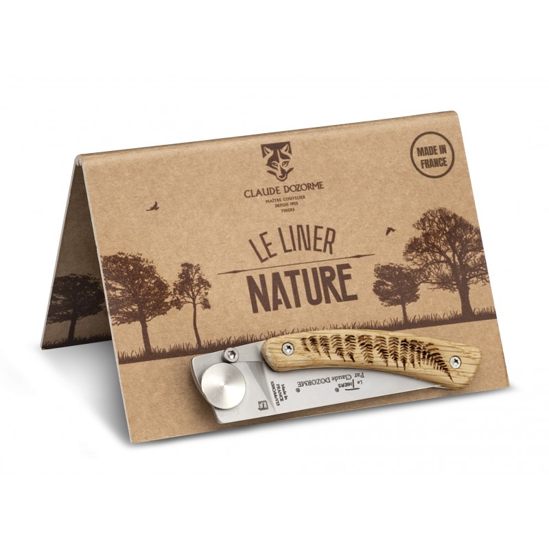 Thiers Liner Nature pocket knife Hiker engraved handle