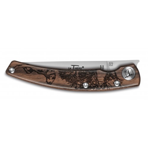 Thiers Design Animalis pocket knife Dog walnut handle