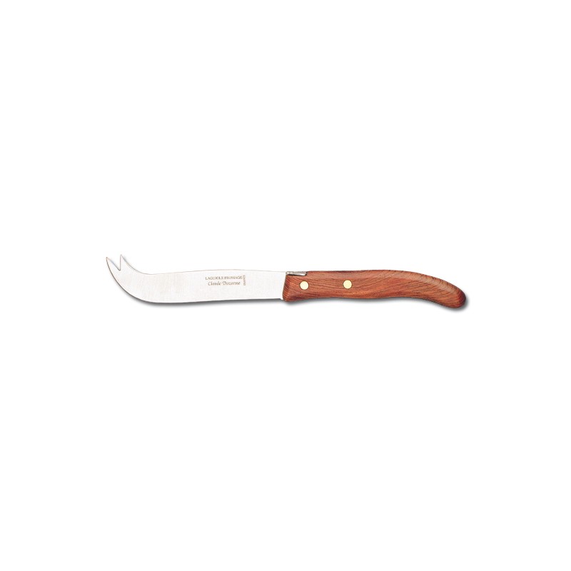 Berlingot cheese knife in wood handle