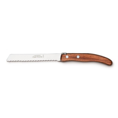 Berlingot bread/tomato knife in wood handle