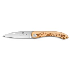 Couteau de poche Le Capucin de nos campagne scène de randonnée