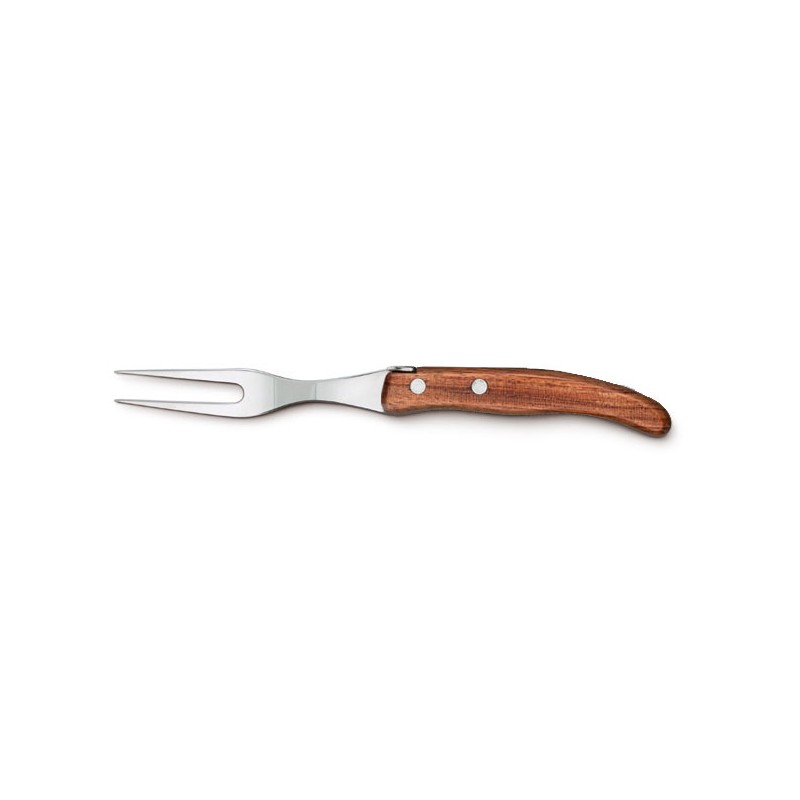 Berlingot cheese fork in wood handle